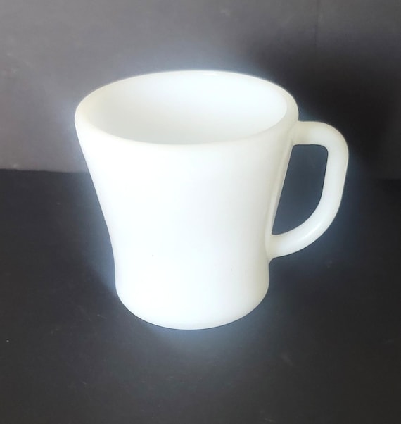 Federal Glass Milk Glass Mug Coffee Cup