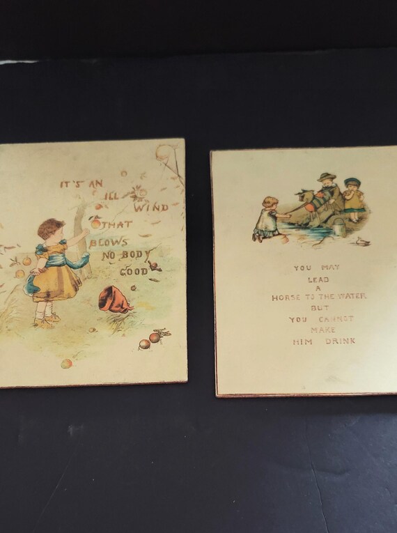 1940s Adages On Wood