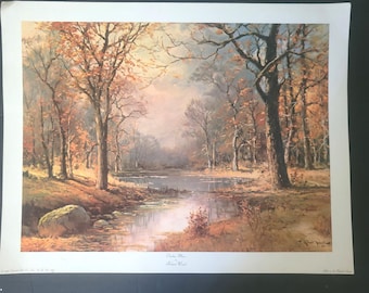 50年代 Robert Wood ロバートウッド シルクスクリーン アート作品