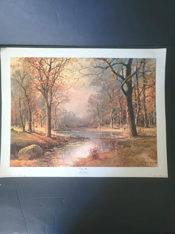 Numbered Robert Wood Lithograph 1956