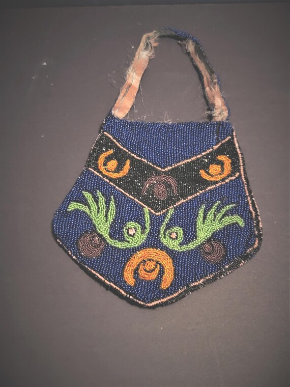 Antique Beaded Purse made in Belgium