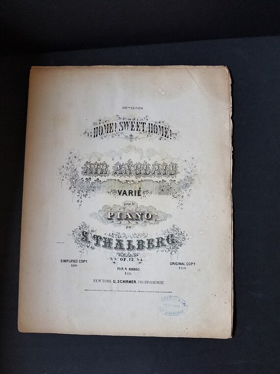 Antique Sheet Music