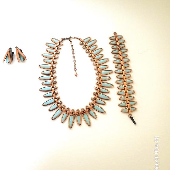 Renoir Matisse Nefertiti Jewelry Set by Jerry Fels