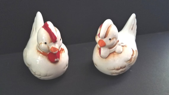 Vintage B & D Japan Chicken Salt Pepper Shakers