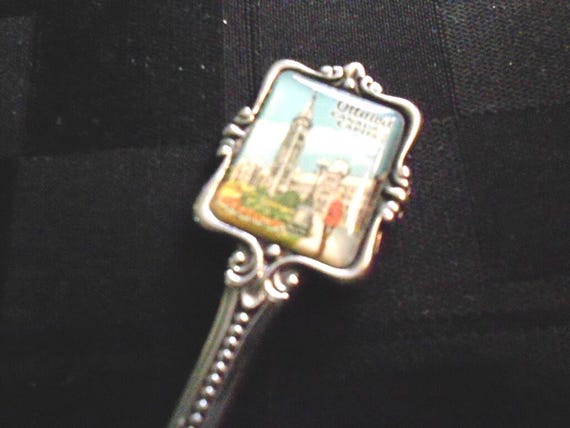 Ottowa Canada Silverplate Souvenir Spoon 1950s