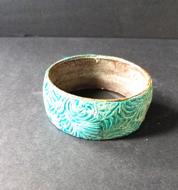 Embossed Cuff Bracelet