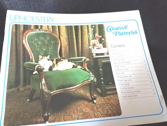 Creative Patterns Vintage Upholstery Book