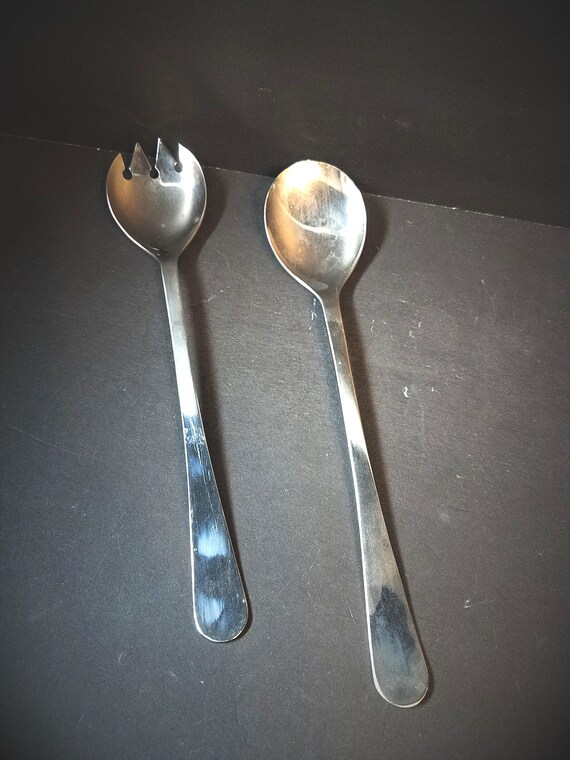 Italian Silverplate Salad Serving Forks