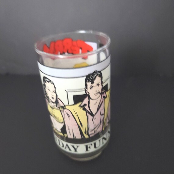 1970s Sunday Funnies Glass