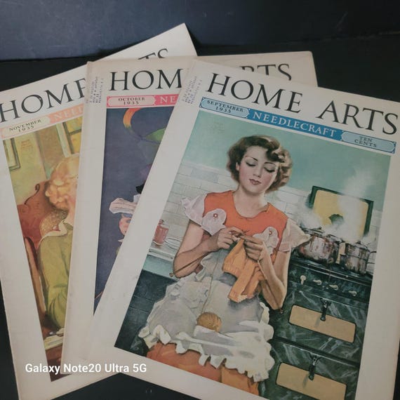 1935 Home Arts Needlecraft Magazines