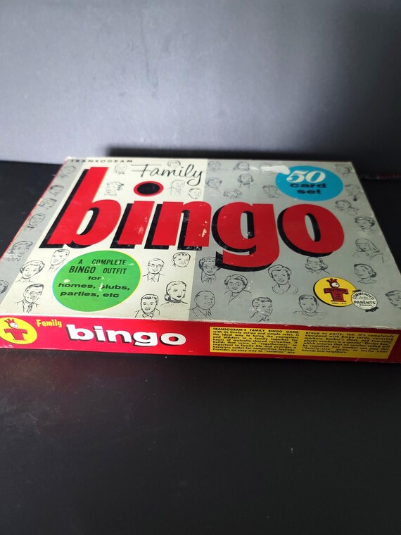 Transogram Family Bingo Game