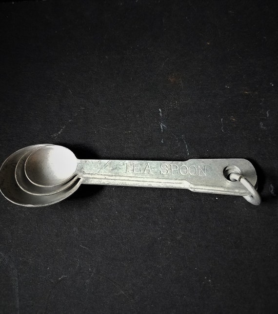 Vintage Measuring Spoons and Meat Fork