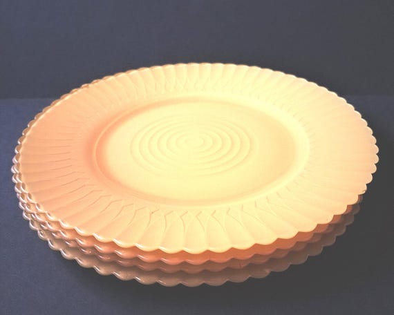 Imperial Glass Gold Luncheon Plates
