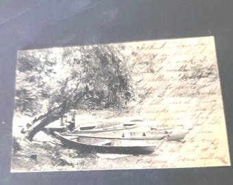 The Boat Landing York PA Postcard 1907