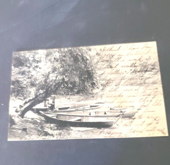 The Boat Landing York PA Postcard 1907