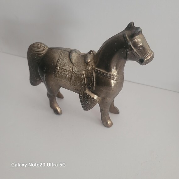 Metal Carnival Horse Mid Century