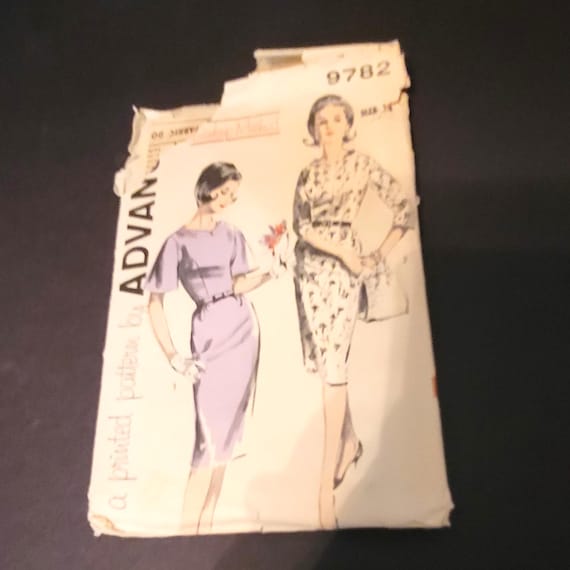1950s Advance Dress Pattern