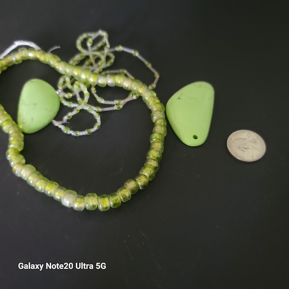 Lime Green Beads