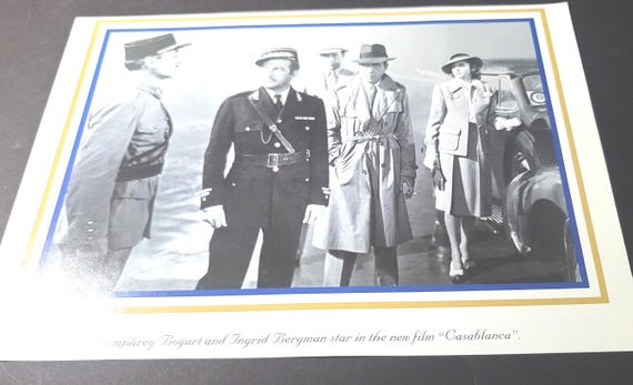 Casablanca Movie Scene Print