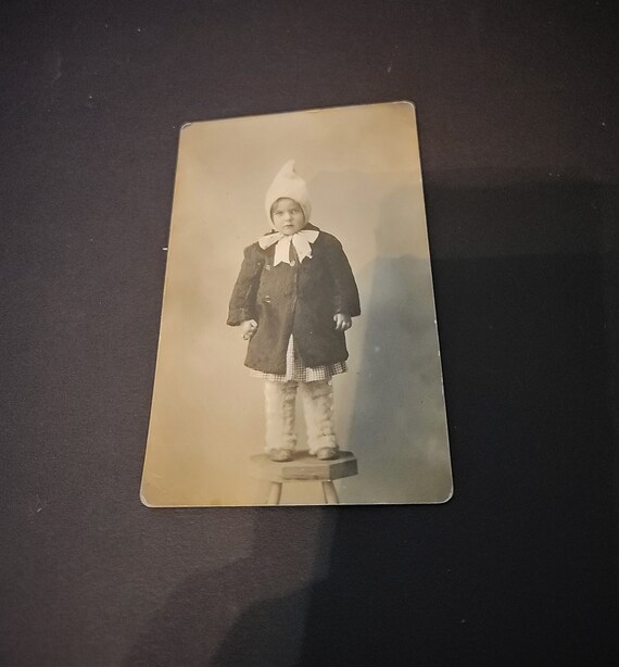 1930s Postcard with Child
