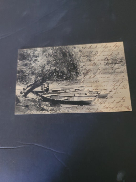 The Boat Landing York PA Postcard 1907