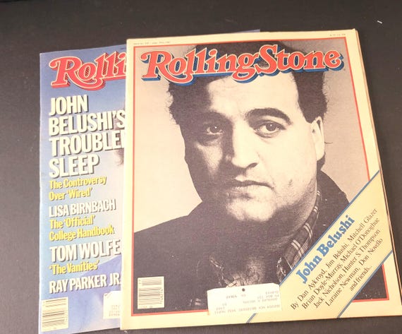 Pair of Rolling Stone Mags John Belushi