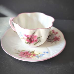 Shelley Stock Tea Cup and Saucer