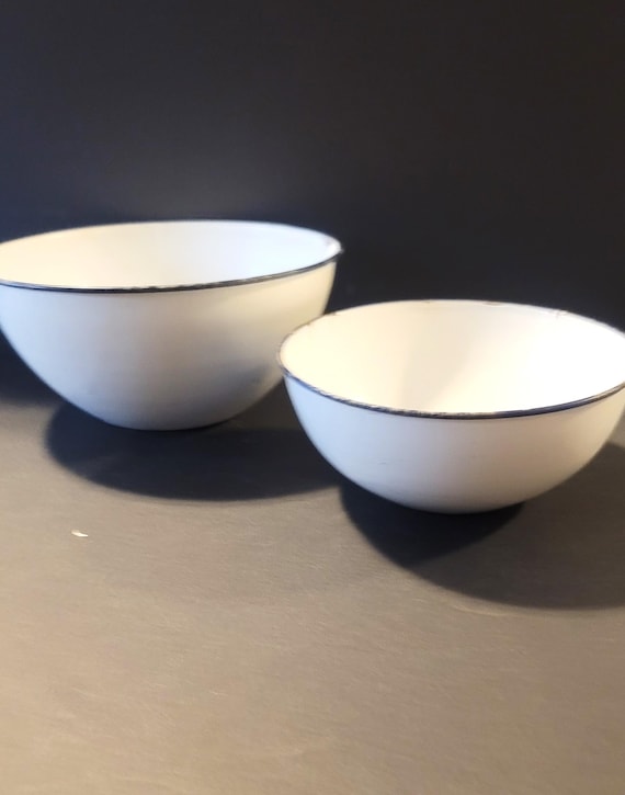 Swedish Enamel Mixing Bowls