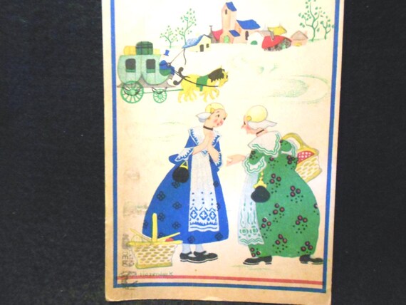 1956 Holland Netherlands Postcard