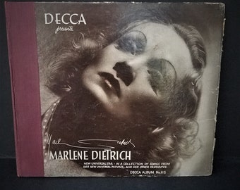 Marlene Dietrich 1940 Album Decca n. 115