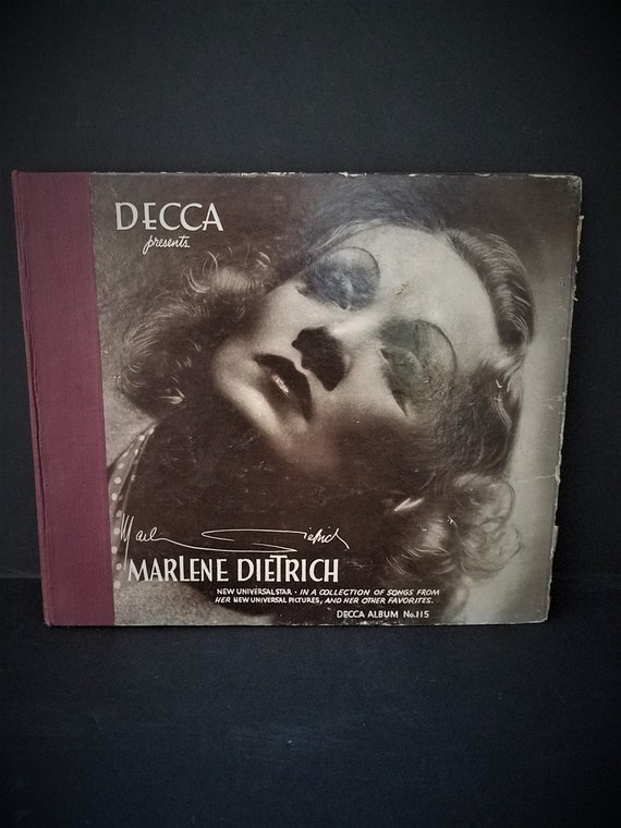 Marlene Dietrich 78 Decca Album No. 115 1940