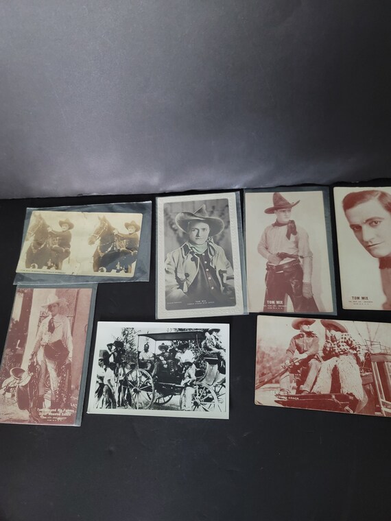 Early 1900's Tom Mix Postcards Set of 7