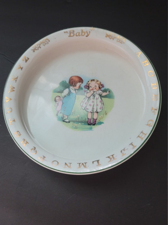 Campbells Kids Antique Childs Feeding Dish