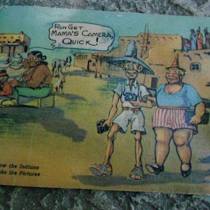 Carte postale Vintage / 1954