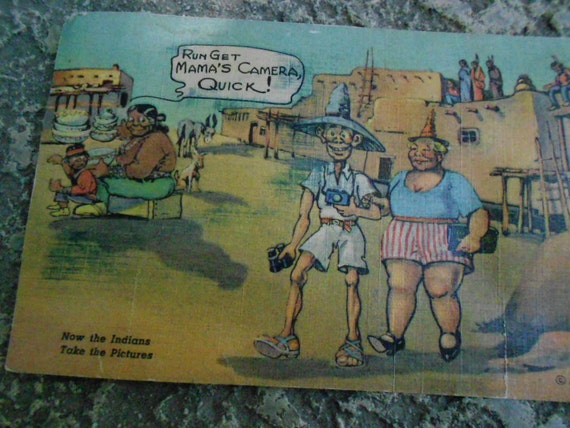 Postcard/ Vintage/ 1954
