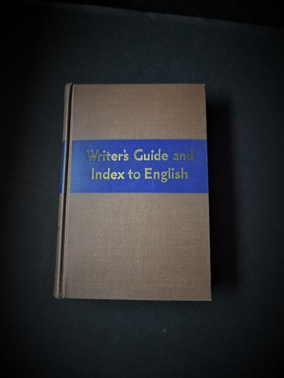 1942 Writer's Guide and Index to English