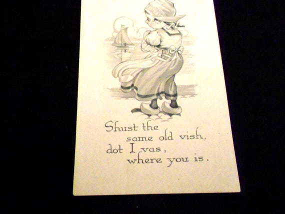 1920s Dutch Postcard