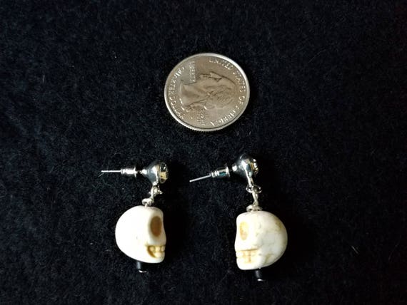 Skull Earrings & Bracelet