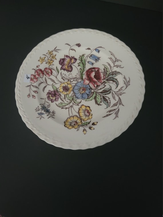 Vernon Kilns "May Flower" Plate