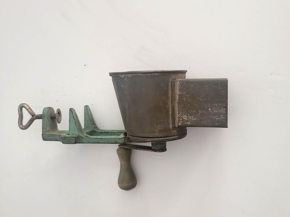 Kitchen Grinder by Lorraine Metal 1930s Green Handle