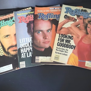 1983 Rolling Stone Magazine 4 issues