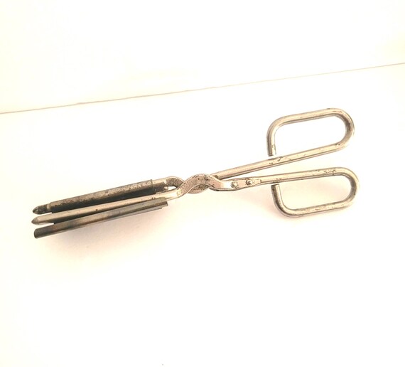 Antique Tong Style Double Barrelled Curling Tongs