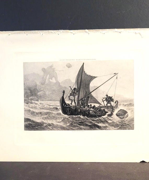 Ulysses Defying the Cyclops Photogravure