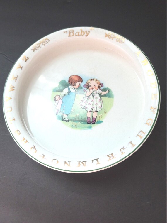 Campbells Kids Antique Childs Feeding Dish