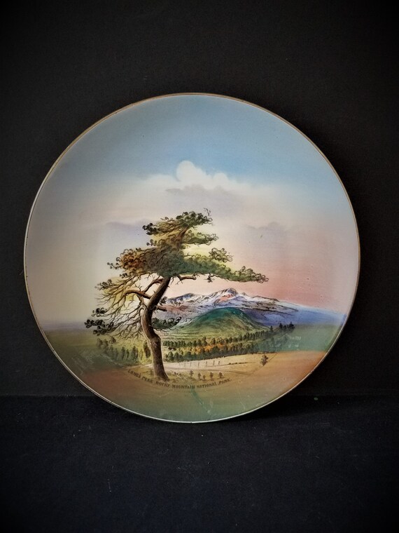 Rocky Mountain National Park Souvenir Plate