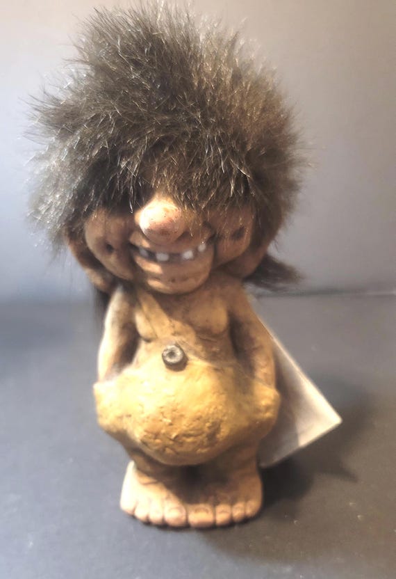 60s NyForm Troll Doll #118 "Ole" with tags