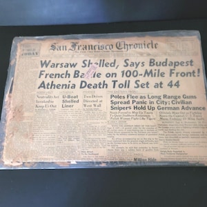 San Francisco Chronicle September 1938