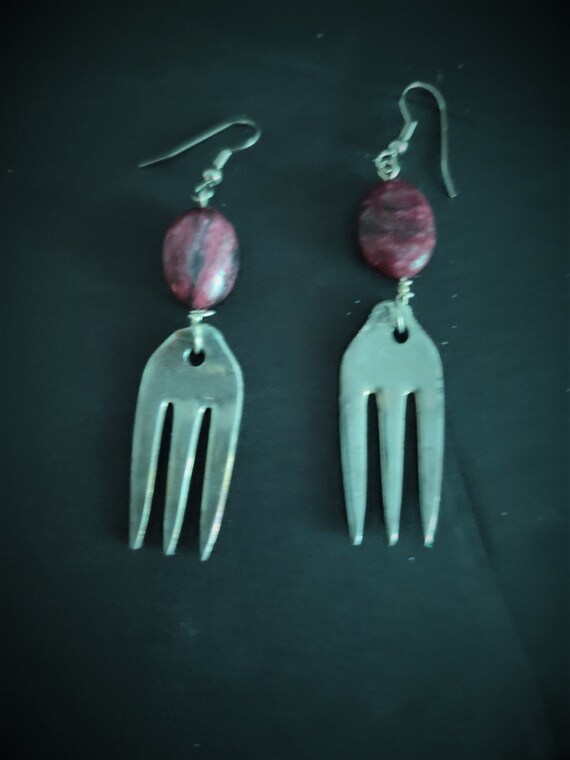 Shrimp Fork Earrings