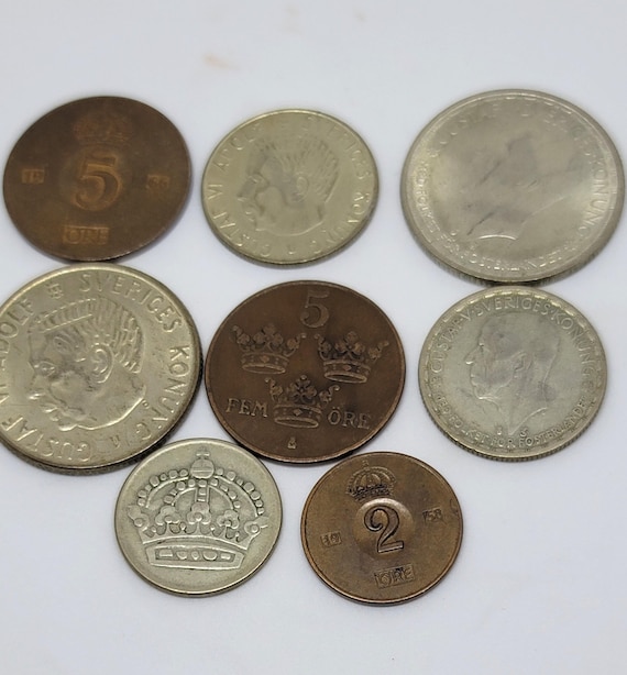 Swedish Coin Collection: Bronze, Silver Alloy, 40% Silver Lot 17