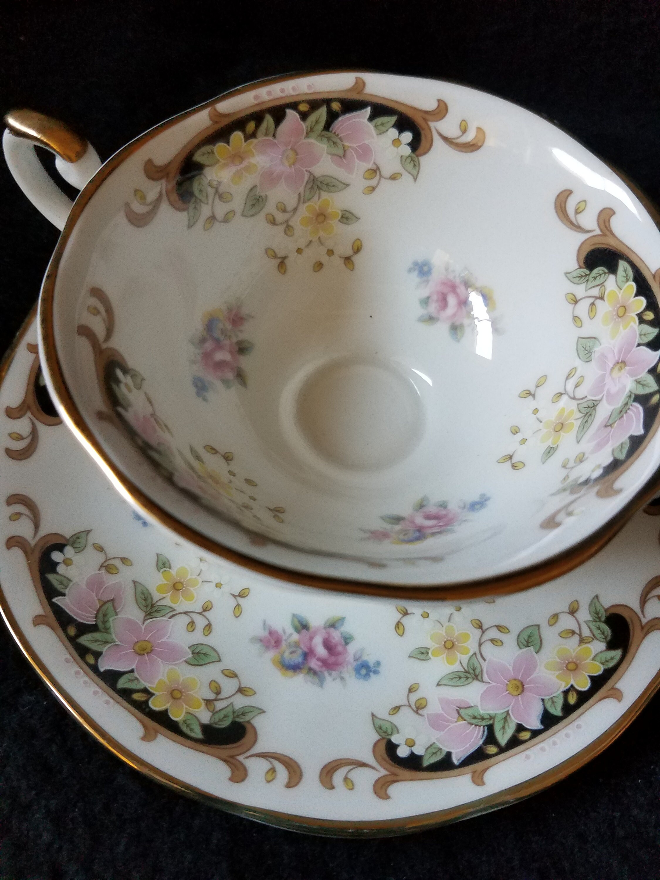 Royal Castle Fine Bone China Teacup and Saucer